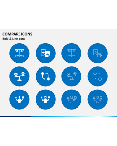 Compare Icons PPT Slide 1