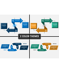 Comparison Arrows PPT Cover Slide