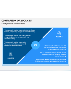 Comparison of 2 Policies Slide 1