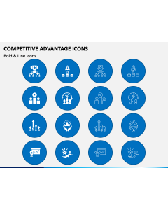 Competitive Advantage Icons PPT Slide 1