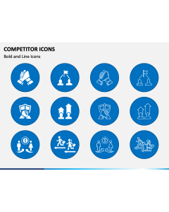 Competitor Icons PPT Slide 1