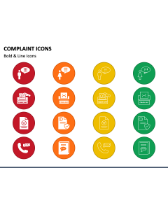 Complaint Icons PPT Slide 1