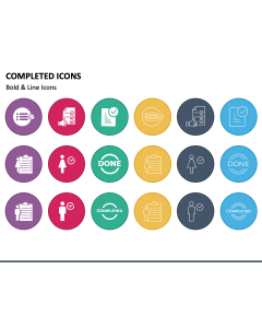 Completed Icons PPT Slide 1