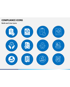 Compliance Icons PPT Slide 1