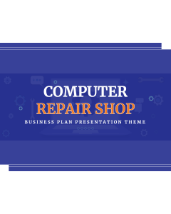 Computer Repair Shop Business Plan PPT Slide 1