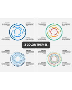 Concentric Arrows PPT Cover Slide
