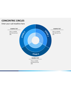 Concentric circles PPT slide  1
