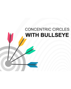 Concentric Circles with Bullseye PPT Slide 1