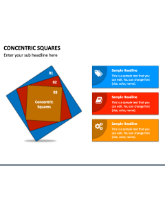 Concentric Squares PPT Slide 1