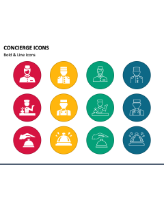 Concierge Icons PPT Slide 1