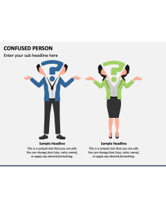 Confused Person PPT Slide 1