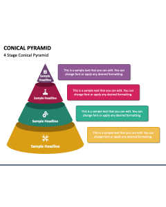 Conical Pyramid PPT Slide 1