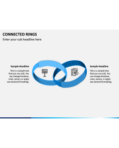 Connected Rings PPT Slide 1