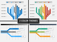 Connection branching PPT cover slide