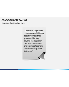 Conscious Capitalism PPT slide 1