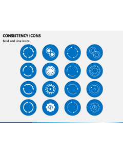 Consistency Icons PPT Slide 1