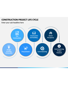 Construction Project Life Cycle PPT Slide 1