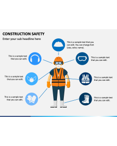 Construction Safety PPT Slide 1