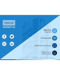 Contact Information Slides PPT Slide 1