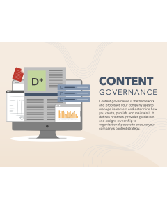 Content Governance PPT Slide 1