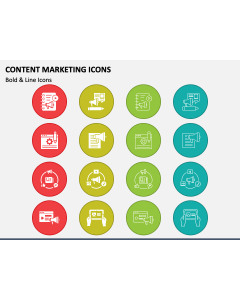 Content Marketing Icons PPT Slide 1