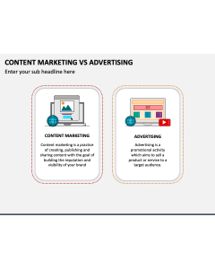 Content Marketing Vs Advertising PPT Slide 1