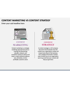 Content Marketing Vs Content Strategy PPT Slide 1