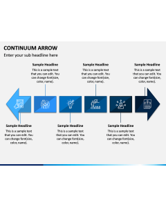 Continuum Arrow PPT Slide 1