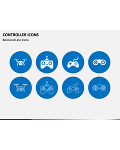 Controller Icons PPT Slide 1