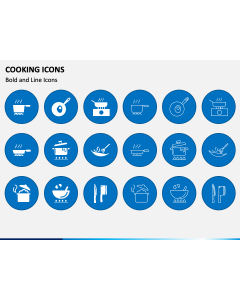 Cooking Icons PPT Slide 1