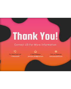 Cool Thank You Slides PPT Thumbnail