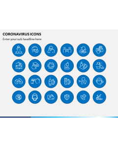Coronavirus Icons PPT Slide 1