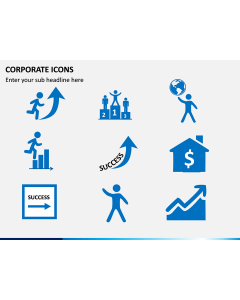 Corporate Icons PPT slide 1