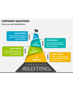 Corporate Milestones PPT Slide 1