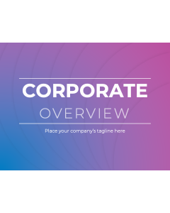 Corporate Overview PPT Slide 1