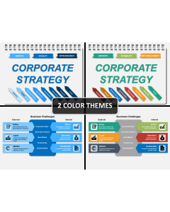 Corporate strategy PPT cover slide