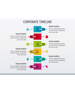 Corporate Timeline PPT Slide 1