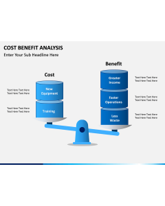 Cost benefit analysis PPT slide 1