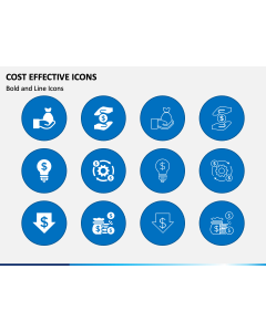 Cost Effective Icons PPT Slide 1