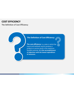 Cost Efficiency PPT Slide 1