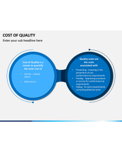 Cost of Quality PPT Slide 1