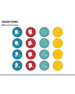 Cough Icons PPT Slide 1