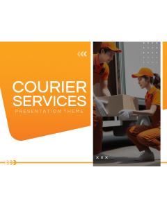 Courier Services Theme PPT Thumbnail