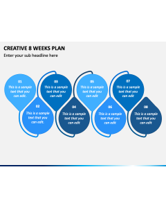 Creative 8 Weeks Plan PPT Slide 1