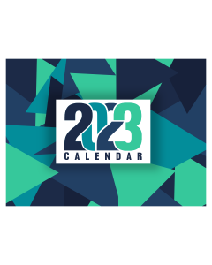 Creative Calendar 2023 Free PPT Slide 1