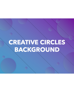 Creative Circles Background PPT Slide 1