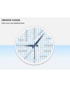 Creative clocks PPT slide 1