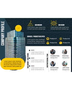 Creative Company Profile Slides - Free Download