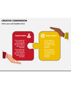 Creative Comparison PPT Slide 1
