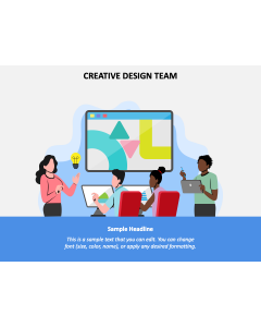 Creative Design Team PPT Slide 1